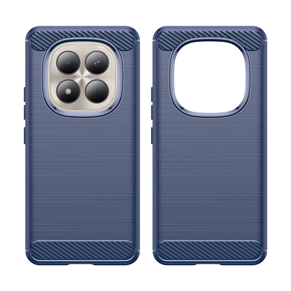 Θήκη για Xiaomi Redmi Note 15 Pro 4G, Techsuit, Καρμπόν, Μπλε