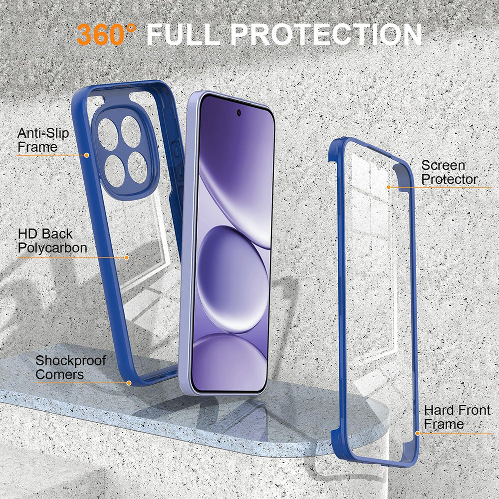 Case for Xiaomi Redmi Note 15 Pro 4G, Techsuit, ColorVerse 360, Blue
