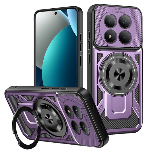 Θήκη για Xiaomi Redmi Note 15 Pro 4G, Techsuit, RuggedCam, Μωβ