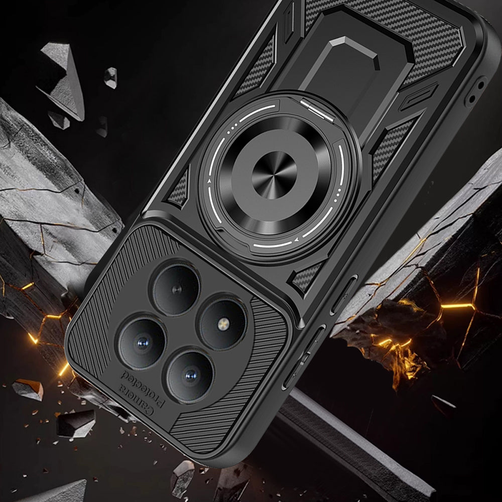 Θήκη για Xiaomi Redmi Note 15 Pro 4G, Techsuit, RuggedCam, Μαύρη