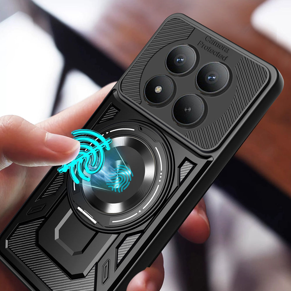 Θήκη για Xiaomi Redmi Note 15 Pro 4G, Techsuit, RuggedCam, Μαύρη