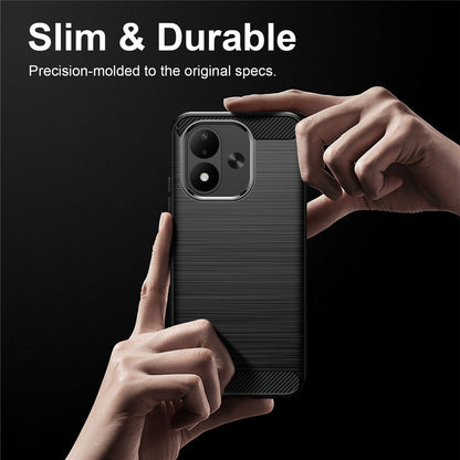 Θήκη για Xiaomi Redmi Note 17 4G / Note 17 5G, Techsuit, Carbon, Μαύρη