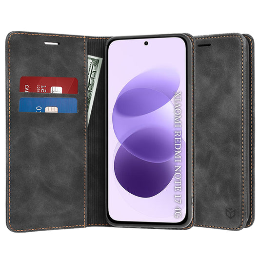 Θήκη για Xiaomi Redmi Note 17 4G / Note 17 5G, Techsuit, Confy, Μαύρη