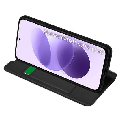 Θήκη για Xiaomi Redmi Note 17 4G / Note 17 5G, Techsuit, Magskin Book, Μαύρη