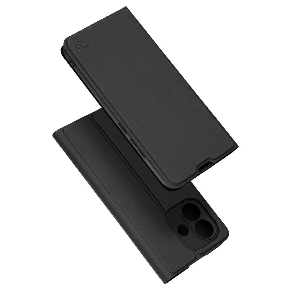 Θήκη για Xiaomi Redmi Note 17 4G / Note 17 5G, Techsuit, Magskin Book, Μαύρη