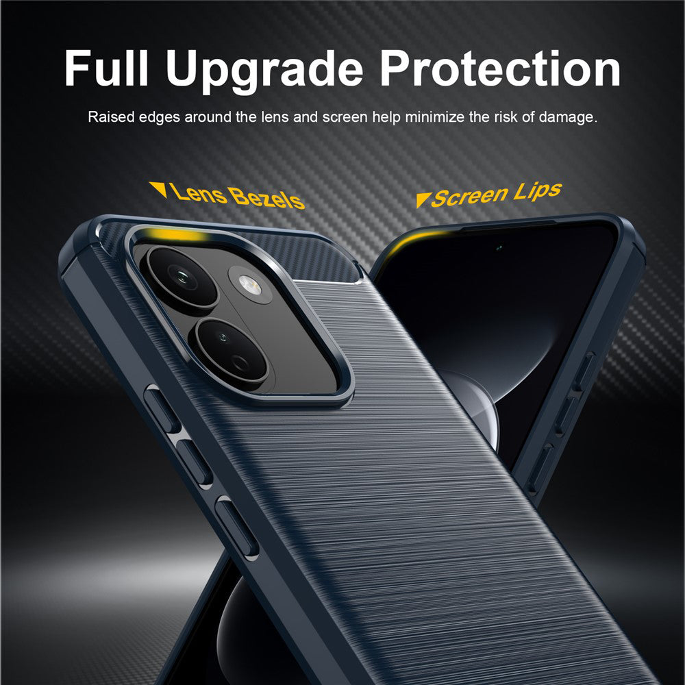 Θήκη για Xiaomi Redmi Note 17 Pro Max, Techsuit, Carbon, Μπλε