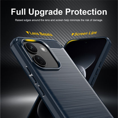 Θήκη για Xiaomi Redmi Note 17 Pro Max, Techsuit, Carbon, Μπλε