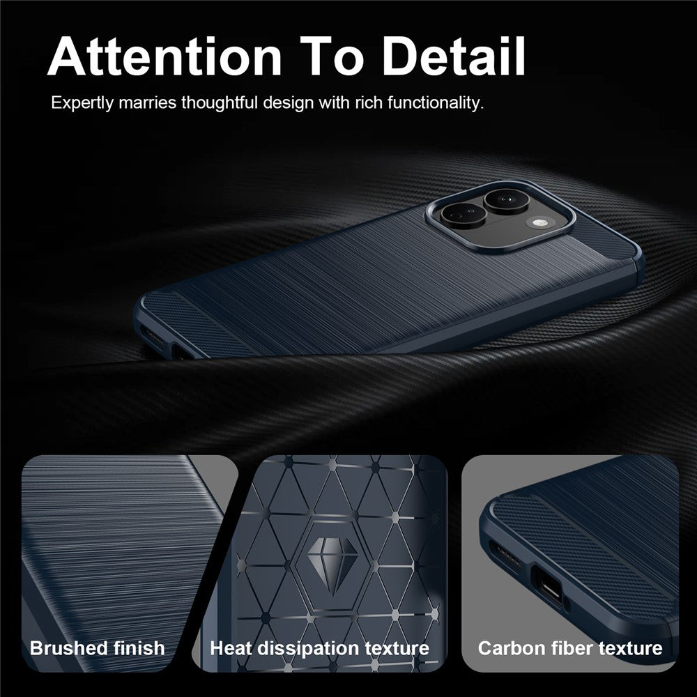 Θήκη για Xiaomi Redmi Note 17 Pro Max, Techsuit, Carbon, Μπλε