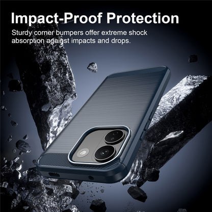 Θήκη για Xiaomi Redmi Note 17 Pro Max, Techsuit, Carbon, Μπλε