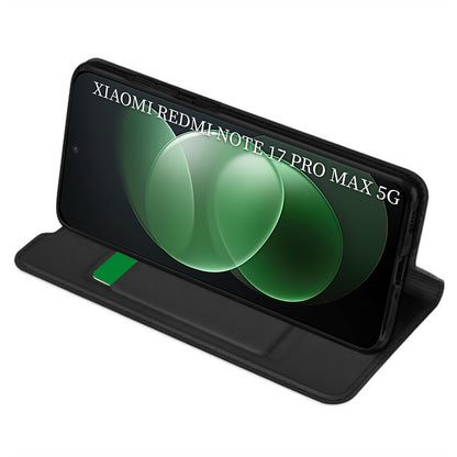 Θήκη για Xiaomi Redmi Note 17 Pro Max, Techsuit, Magskin Book, Μαύρο