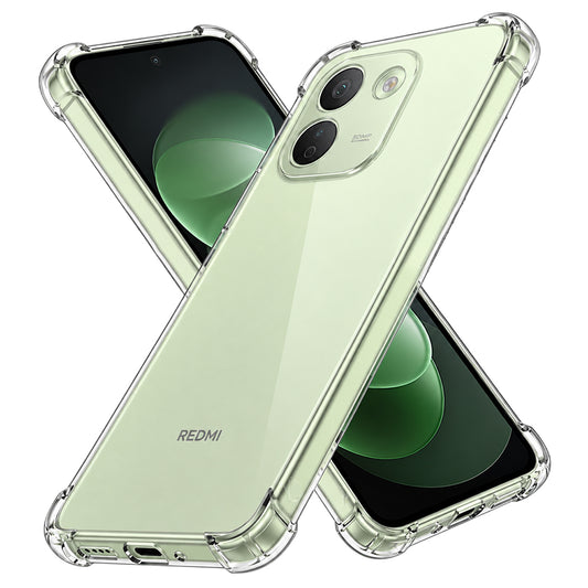 Case for Xiaomi Redmi Note 17 Pro Max, Techsuit, Shockproof Clear, Transparent