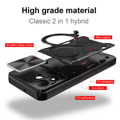 Case for Xiaomi Redmi Note 17 Pro, Techsuit, CamGuard Pro, Black