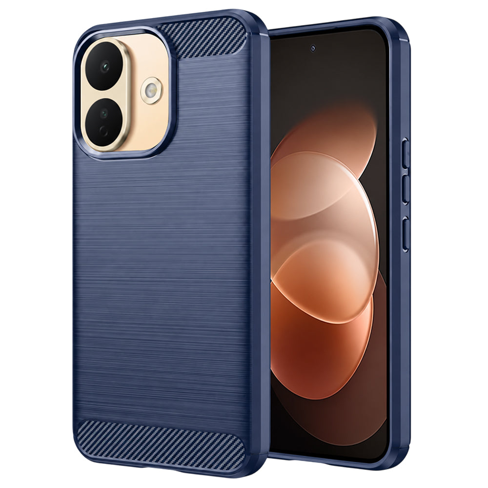 Case for Xiaomi Redmi Note 17 Pro, Techsuit, Carbon, Blue
