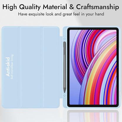 Case for Xiaomi Redmi Pad Pro / Pad / Pad Pro 5G, Techsuit, Flex Trifold, Navy Blue