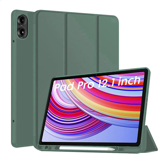 Θήκη για Xiaomi Redmi Pad Pro / Pad / Pad Pro 5G, Techsuit, Flex Trifold, Πράσινο