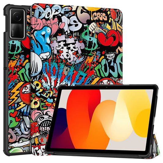 Θήκη για Xiaomi Redmi Pad SE, Techsuit, FoldPro Urban Vibe, Πολύχρωμο