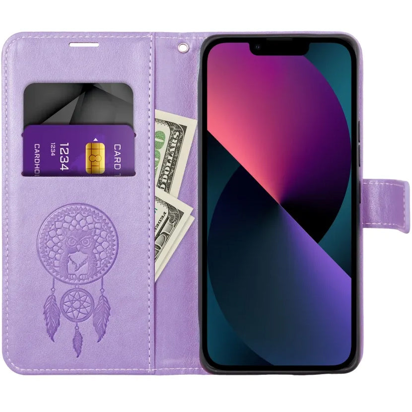 Θήκη για Samsung Galaxy A22 5G A226, OEM, MEZZO Dream Catcher, Μωβ