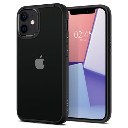 Θήκη για Apple iPhone 12 / 12 Pro, Spigen, Ultra Hybrid, Μαύρη ACS01703