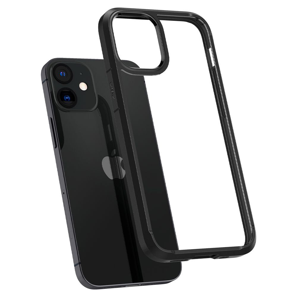 Θήκη για Apple iPhone 12 / 12 Pro, Spigen, Ultra Hybrid, Μαύρη ACS01703