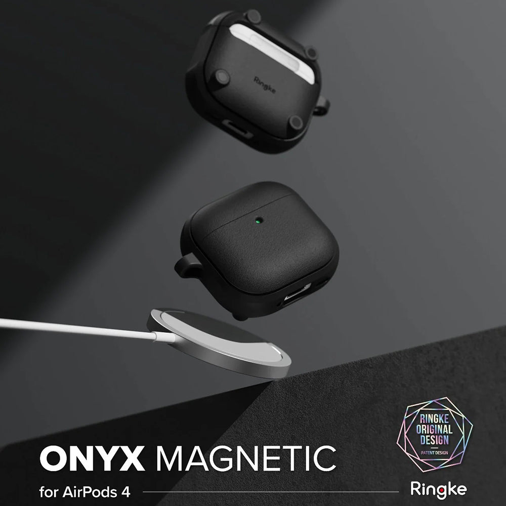 Θήκη Ringke Onyx Magnetic για Apple AirPods 4, Γκρι