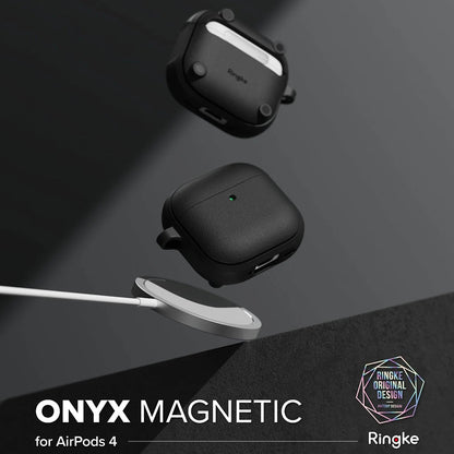 Θήκη Ringke Onyx Magnetic για Apple AirPods 4, Γκρι