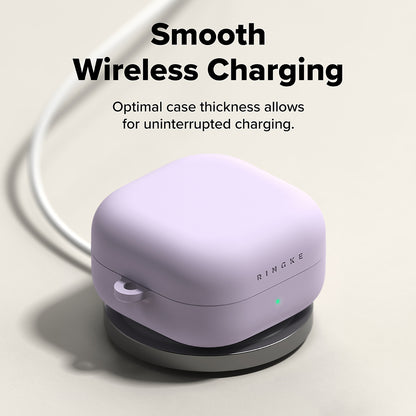 Θήκη Ringke για Samsung Galaxy Buds4 / Buds4 Pro, Ανοιχτό Μωβ