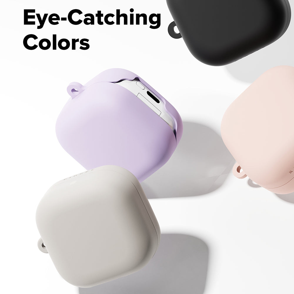 Θήκη Ringke για Samsung Galaxy Buds4 / Buds4 Pro, Ανοιχτό Μωβ