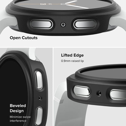 Θήκη Ringke Slim για Samsung Galaxy Watch8 40mm, Σετ 2 τεμαχίων, Μαύρο Ματ