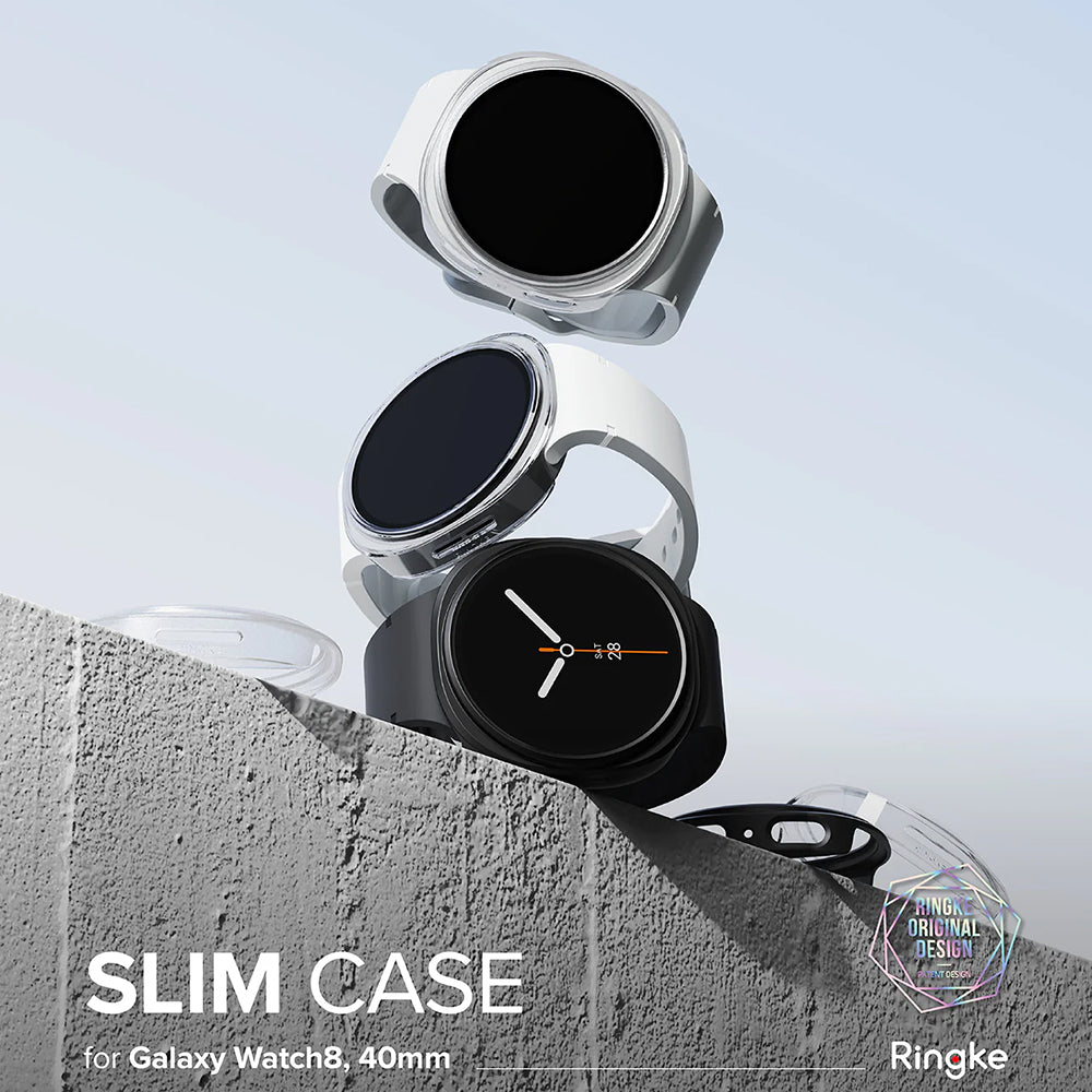 Θήκη Ringke Slim για Samsung Galaxy Watch8 40mm, Σετ 2 τεμαχίων, Διάφανη