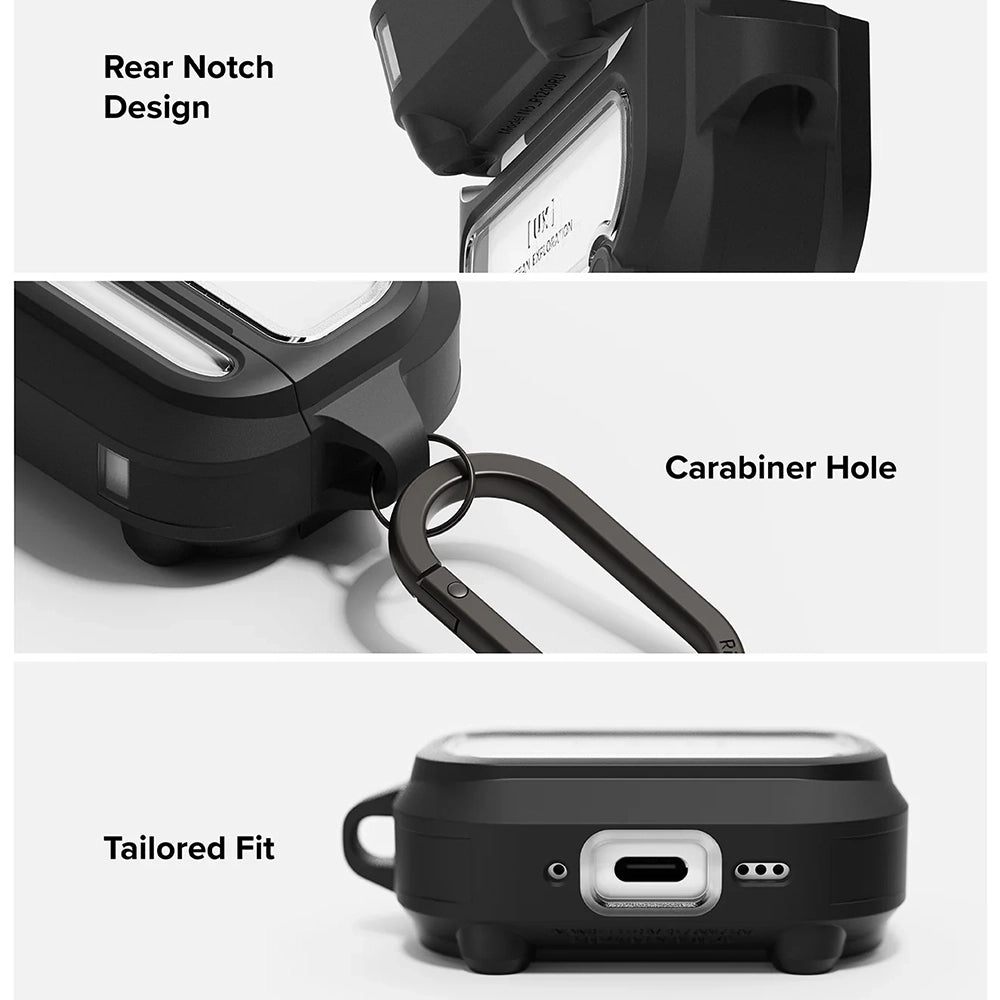 Θήκη Ringke UX για Apple AirPods Pro 3, Διαφανής