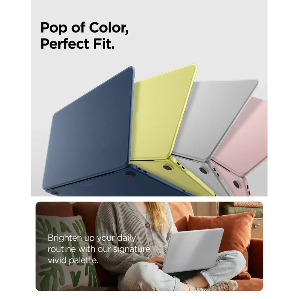 Θήκη Spigen Airskin για Apple MacBook Neo 13 ίντσες, Ινδικό Σατινέ ACS11814