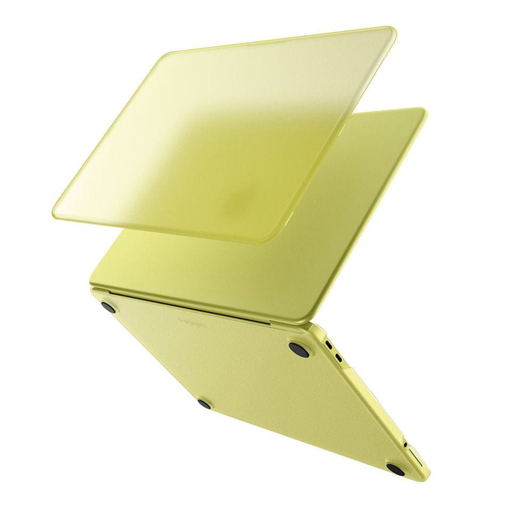 Spigen Airskin Case for Apple MacBook Neo 13inch, Satin Yellow ACS11544