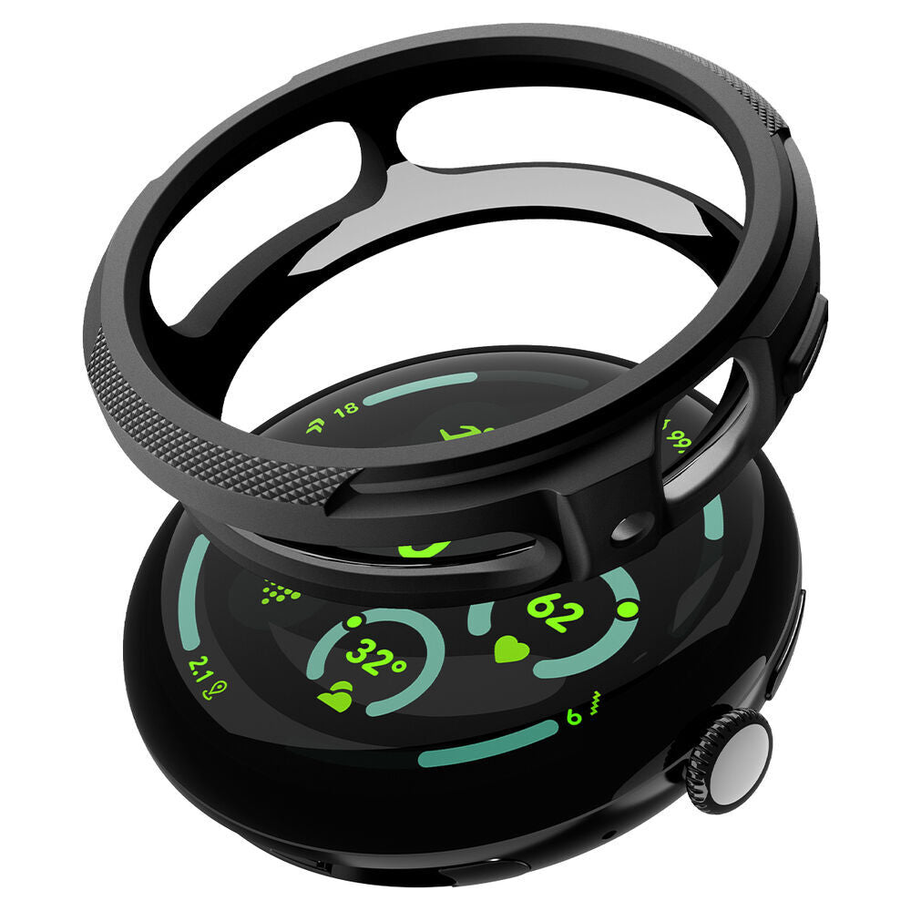 Θήκη Spigen Liquid Air για Google Pixel Watch 4 41mm, Μαύρο Ματ ACS09483