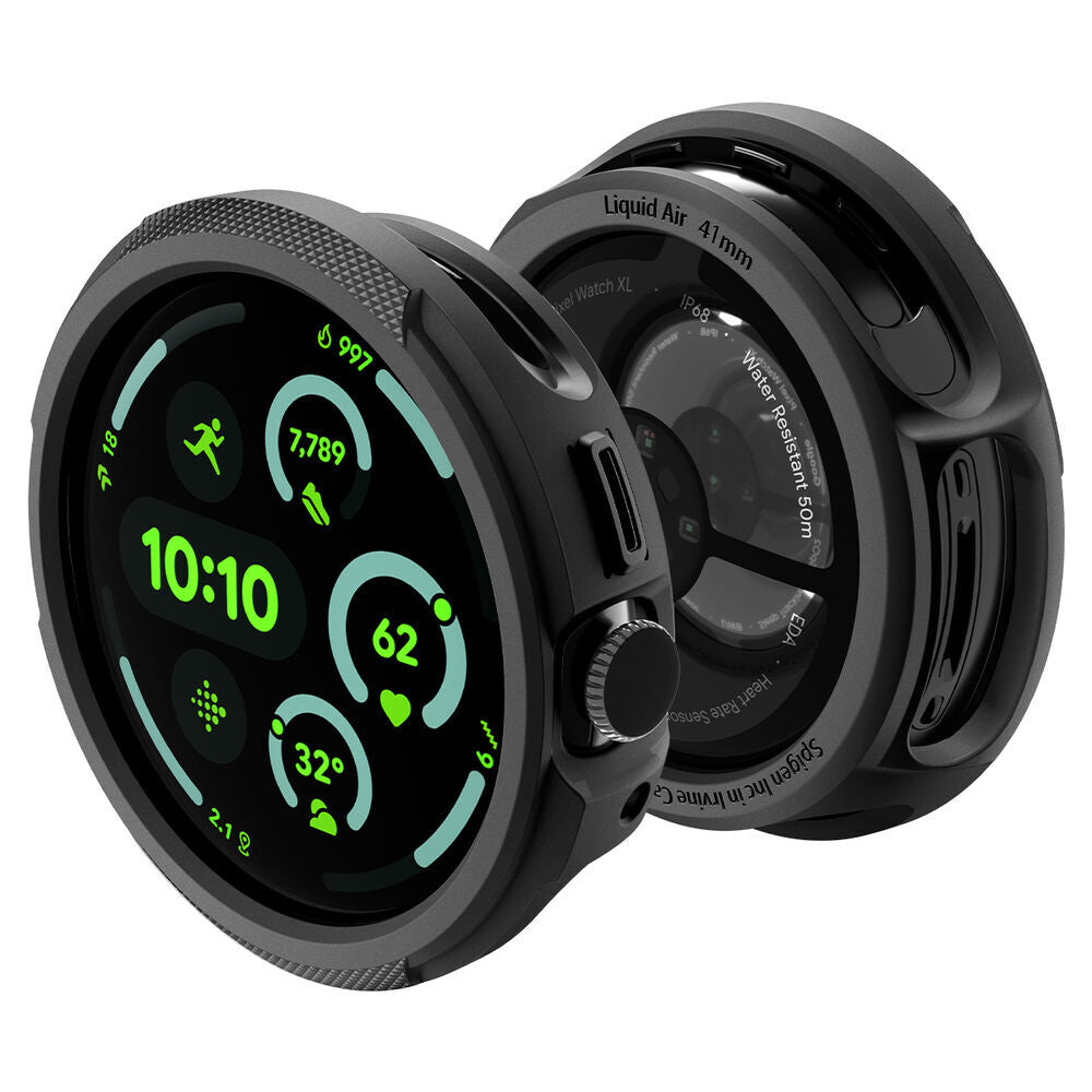 Θήκη Spigen Liquid Air για Google Pixel Watch 4 41mm, Μαύρο Ματ ACS09483