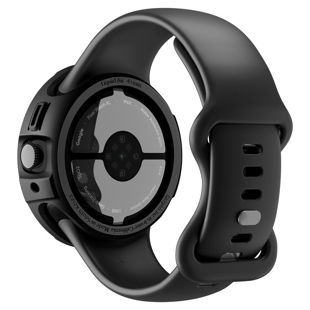 Θήκη Spigen Liquid Air για Google Pixel Watch 4 41mm, Μαύρο Ματ ACS09483
