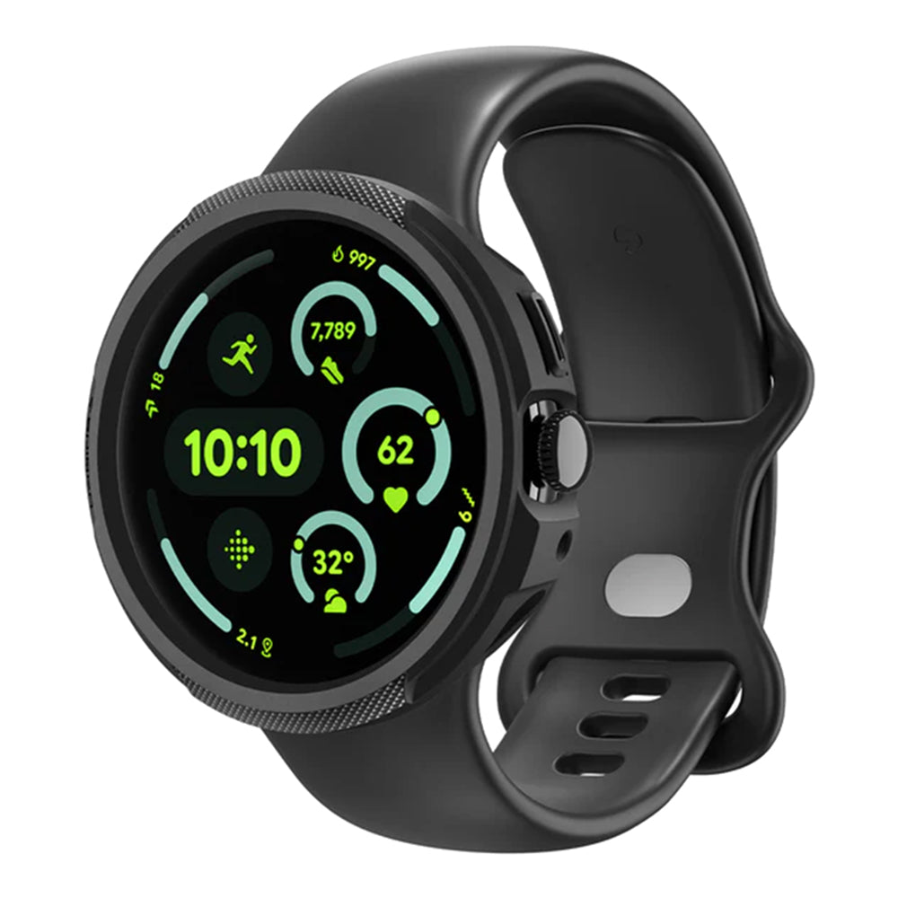 Θήκη Spigen Liquid Air για Google Pixel Watch 4 45mm, Μαύρο Ματ ACS11222