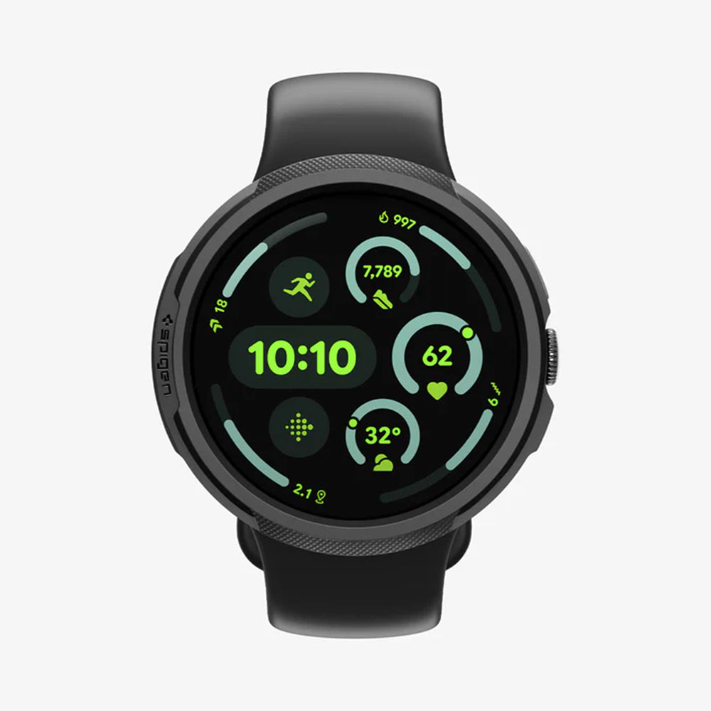 Θήκη Spigen Liquid Air για Google Pixel Watch 4 45mm, Μαύρο Ματ ACS11222