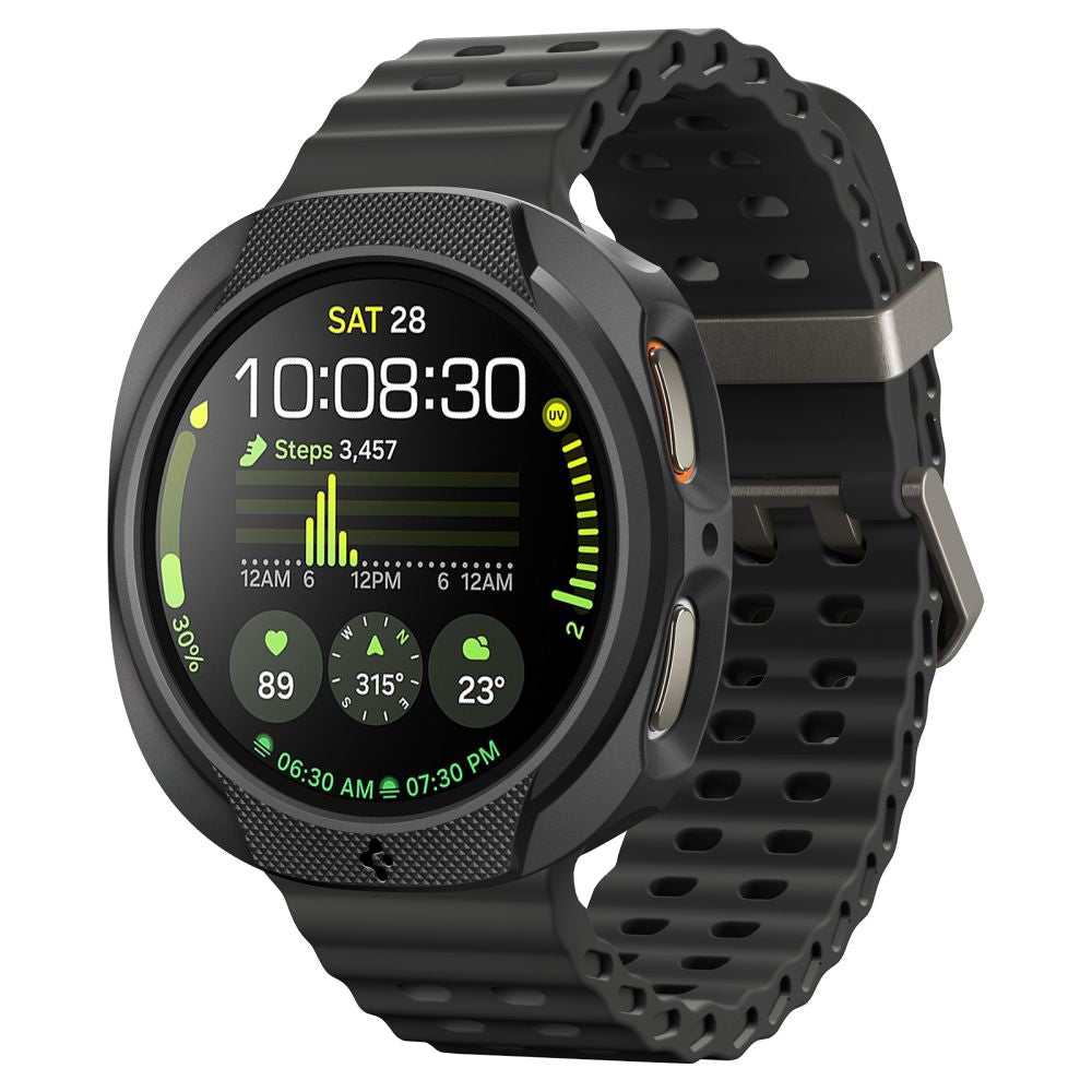Θήκη Spigen Liquid Air για Samsung Galaxy Watch8 40mm, Ματ Μαύρη ACS09840