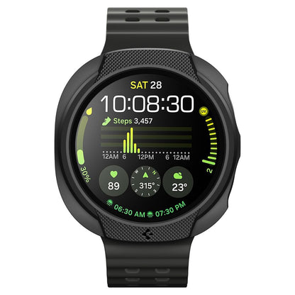 Θήκη Spigen Liquid Air για Samsung Galaxy Watch8 40mm, Ματ Μαύρη ACS09840