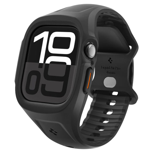 Θήκη Spigen Liquid Air Pro για Apple Watch Series 10 / 11 46mm, Ματ Μαύρη ACS09317