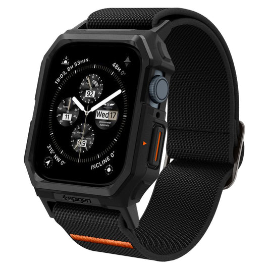 Θήκη Spigen Lite Fit Pro για Apple Watch 44mm Series, Ματ Μαύρη ACS07103