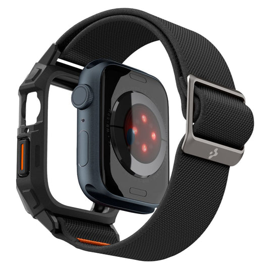 Θήκη Spigen Lite Fit Pro για Apple Watch 44mm Series, Ματ Μαύρη ACS07103