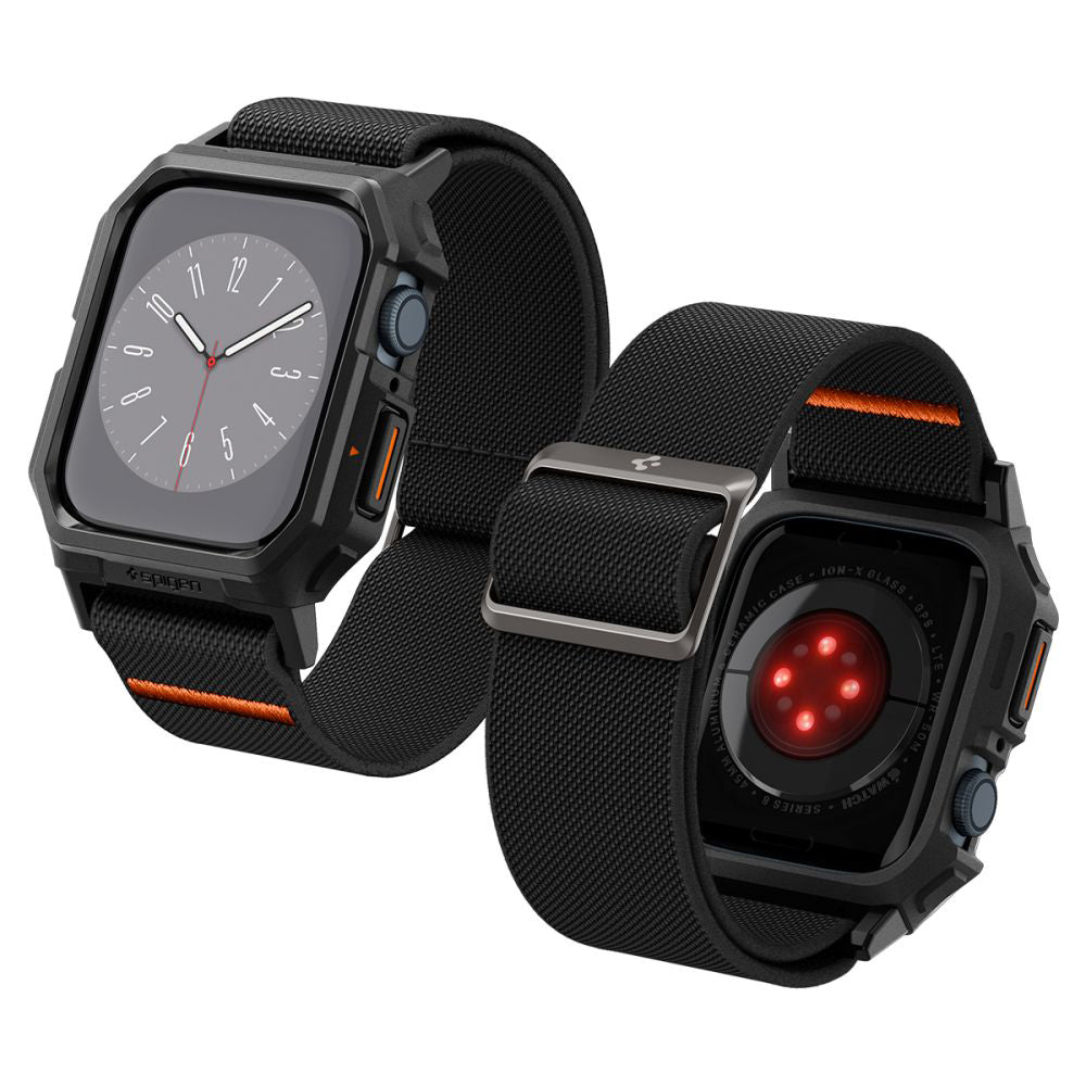 Spigen Lite Fit Pro Case for Apple Watch 44mm Series, Matte Black ACS07103