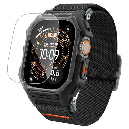 Θήκη Spigen Lite Fit Pro με Προστατευτικό Οθόνης για Apple Watch Ultra Series, Μαύρο Ματ ACS11415