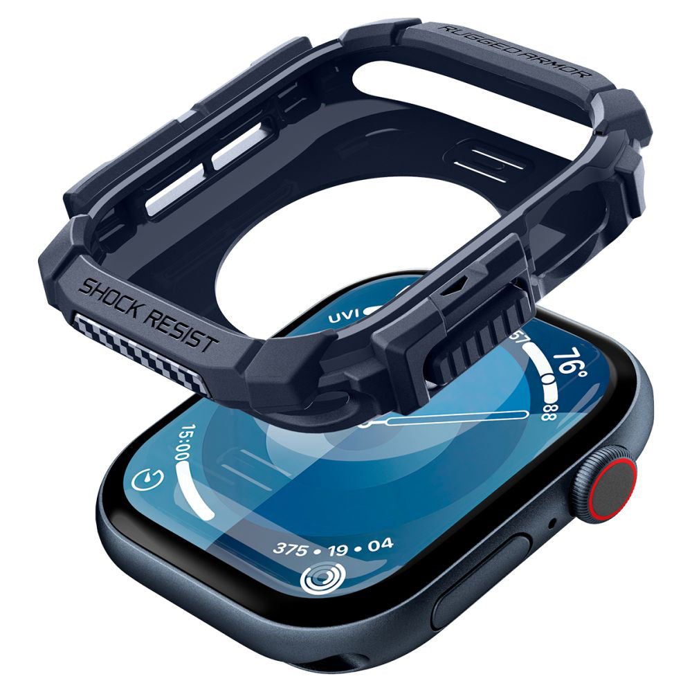 Θήκη Spigen Rugged Armor για Apple Watch Series 10 / 11 46mm, Μπλε Ναυτικό ACS08599