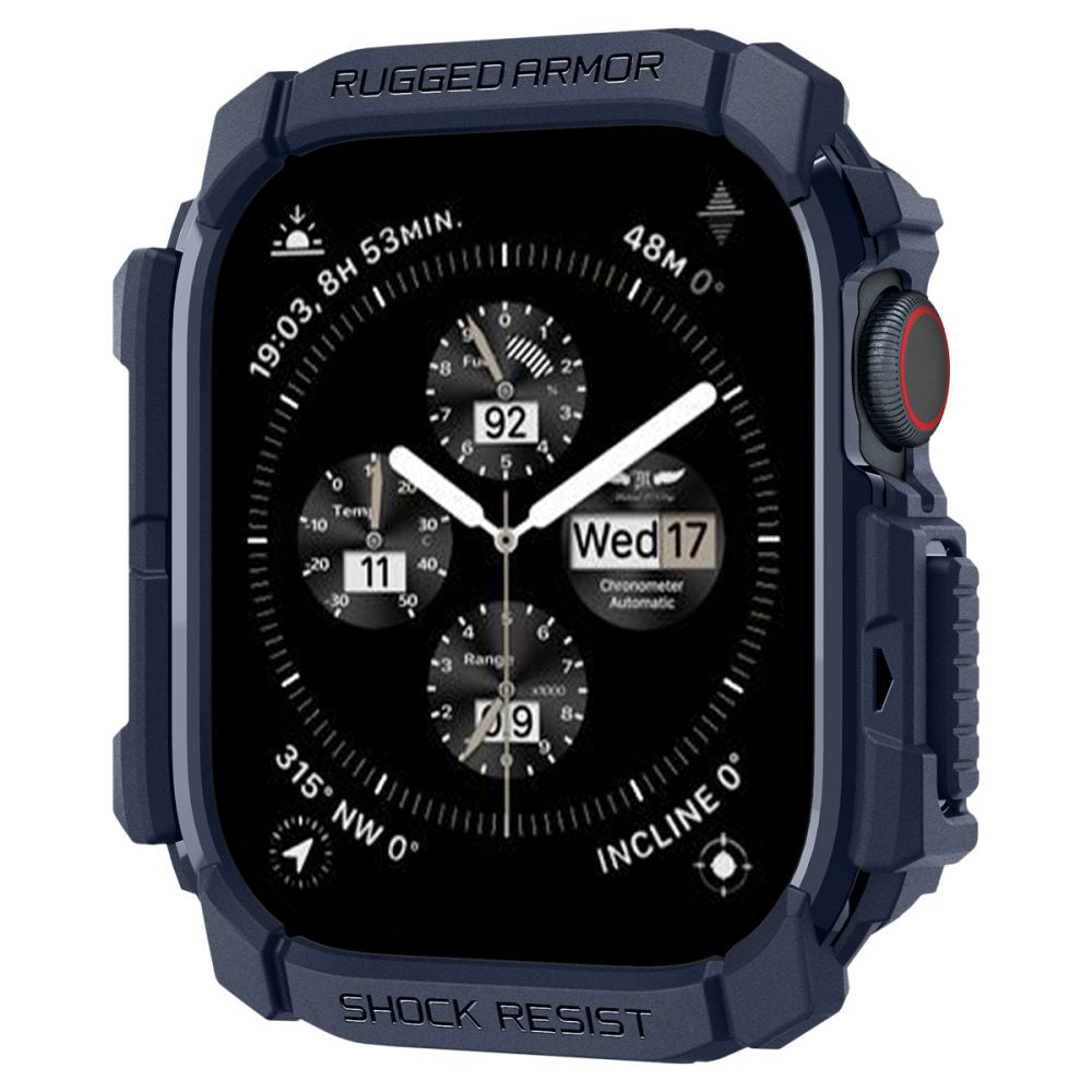 Θήκη Spigen Rugged Armor για Apple Watch Series 10 / 11 46mm, Μπλε Ναυτικό ACS08599