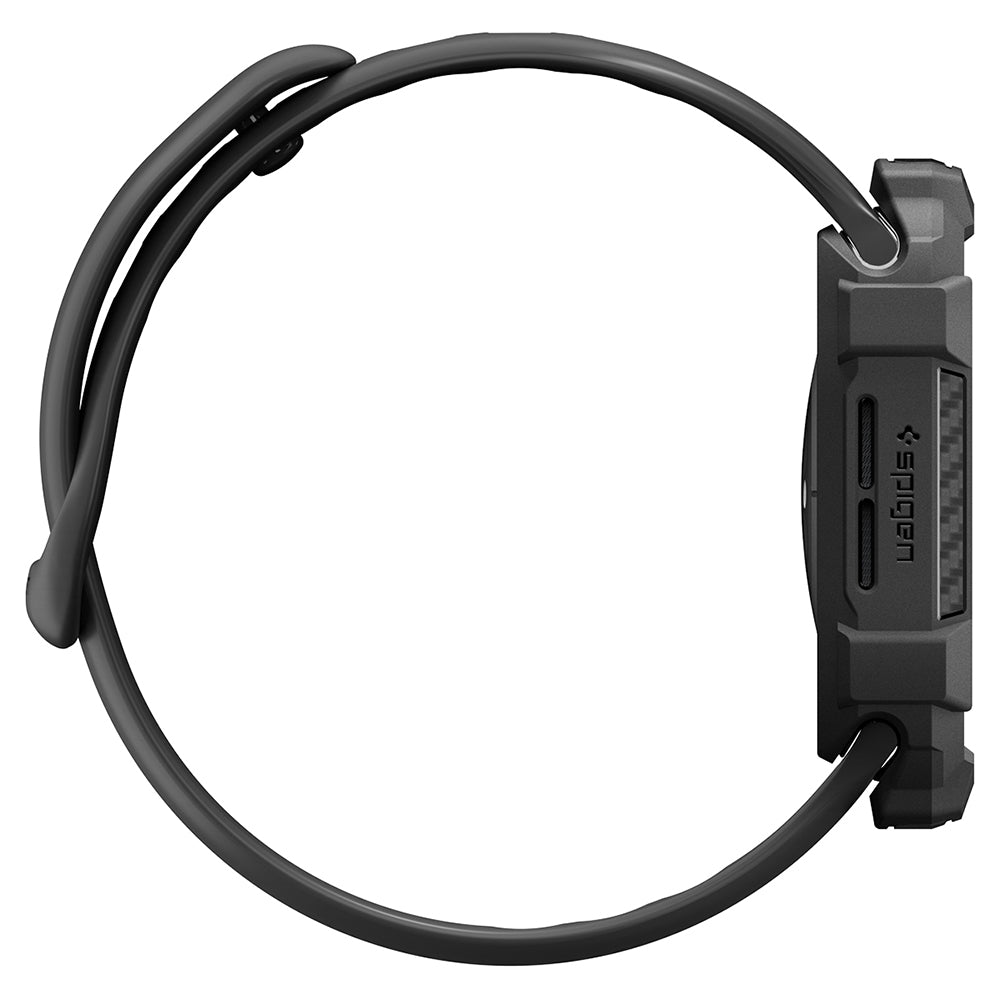 Θήκη Spigen Rugged Armor για Apple Watch Series 12 46mm, Μαύρο Ματ ACS11886