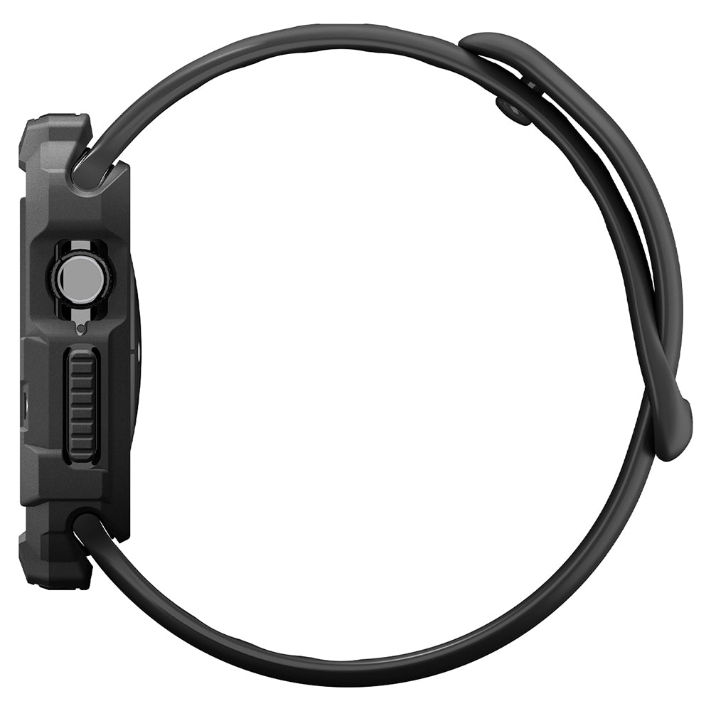 Θήκη Spigen Rugged Armor για Apple Watch Series 12 46mm, Μαύρο Ματ ACS11886