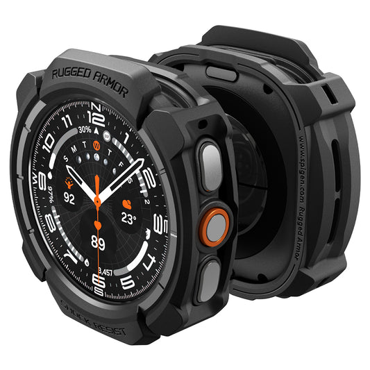 Θήκη Spigen Rugged Armor για Samsung Galaxy Watch Ultra2, Μαύρο Ματ ACS11611
