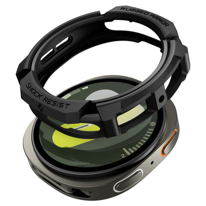 Θήκη Spigen Rugged Armor για Samsung Galaxy Watch8 40mm, Μαύρη ACS10004